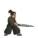 Bushidrill, pixel art
