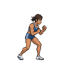 Captain Mizuki, pixel art