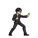 Glasses, pixel art