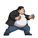 Pig God, pixel art