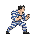 Puri-Puri Prisoner, pixel art